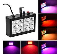 Stage Lights, LED Strobe Lights, 12 Strobe Lights, Full Color RGB Sound Control Disco Lights, Suitable for Bar KTV Christmas LYLZZ
