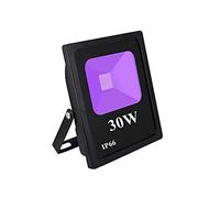 Stage Lights UV LED Flood Light IP66 Waterproof Blacklight Bulbs Glow in The Dark Party for Party Birthday Wedding StageLighting(30W)