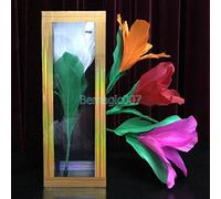Stage Magic Tricks Transparent Tube Appearing Flowers