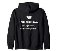 Stage Management Theatre Tech Theater Drama Actor Rehearsal Zip Hoodie