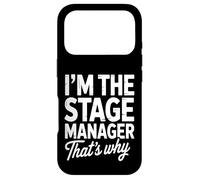 Stage Manager Funny Theater Production Manager Case for iPhone 17 Pro