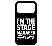 Stage Manager Funny Theater Production Manager Case for iPhone 17 Pro Max