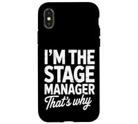 Stage Manager Funny Theater Production Manager Case for iPhone X/XS