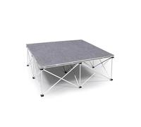 Stage Riser/Performance Deck,Folding Portable Stage Platform,Modular Stage Kit for Outdoor Wedding Event(122x122x60cm)