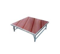 Stage Riser/Performance Deck,Heavy Duty Foldable Stage Platform Based,Compact Stage Platform with Folding Adjustable Legs(H 30cm/11.8in)