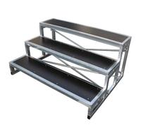 Stage Riser Platform for Home Theater Seating, Multi-Level Design, Non-Slip Steps for Performances, Weddings, and Concerts