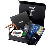 Stage Rocker Guitar Accessories Gift Box for Acoustic & Electric Guitars, Premium Guitar Strap, Picks, Capo, Tuner (a CR2032 battery included), Cleaning Cloth, 5-in-1 Essential Gift for Holidays!