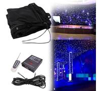 Stage Starry Sky Cloth Background - Foldable Wedding Curtain Backdrops for Event Stage Show, Ideal for Parties and Band Performances