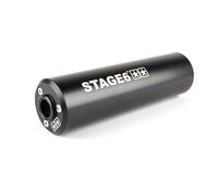 Stage6 rear silencer 50-80ccm mounting right, black