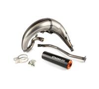 Stage6 Streetrace High Mount CNC Exhaust System, Black/Orange for Beta RR