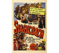 Stagecoach John Wayne John Carradine : Movie Poster Classic Retro Repro Vintage Style 24"X16" (#NM0255)