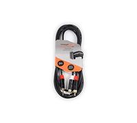 StageCore Laptop Audio 3M Lead 3.5mm Mini Jack to 2 x RCA Phono DJ Cable