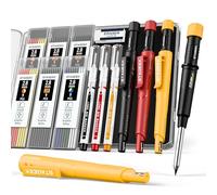 STAGEEK 2.8mm Mechanical Carpenter Pencils with Sharpener, 3 Pack