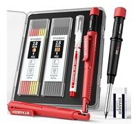 STAGEEK 2.8mm Mechanical Carpenter Pencils with Sharpener, Storage Case