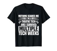 Stagehand Theatre Technician Lighting Tech Stage Crew T-Shirt