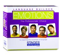 STAGES LEARNING MATERIALS SLM003 Language Builder Emotion Picture Expressions, Conversation, and Situation Photo Cards for Autism Education, ABA...