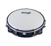 Stagg 10" Plastic Tambourine - Two Jingles Black