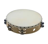 Stagg 10" Pre-tuned Wooden Tambourine - Two Jingles