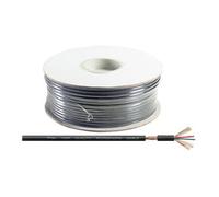 Stagg 100m 2 Core Microphone Cable Roll - Black