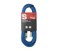 Stagg SMC10 CBL 10 m XLR to XLR Microphone Cable - Blue