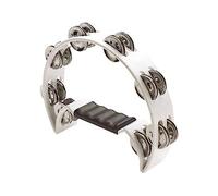 Stagg 11819 16 Jingle Cutaway Tambourine - White