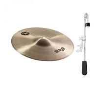 Stagg 12" SH Medium Splash & Gear4music Deluxe Weighted Cymbal Arm