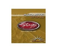 Stagg 13481 6-Pack Medium Bronze Acoustic Guitar Strings