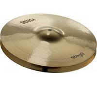 Stagg 14" SENSA Brilliant Finish Medium Hi-Hat Cymbals SEN-HM14B Sale