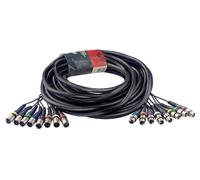Stagg 15M/50F Muti Moulded 8x XLR Female-8x XLR Male