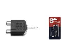 Stagg 16082 2 x RCA Female/1x Stereo Mini Jack Y-adaptor (Pack of 2)