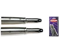 Stagg 16097 3 Pin Female Stereo Jack/Male XLR Audio Adaptor - Matt Chrome (Pack of 2)