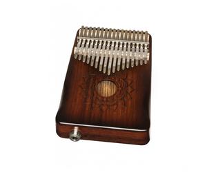 Stagg 17 Key Pro Series Pickup Kalimba Mahogany
