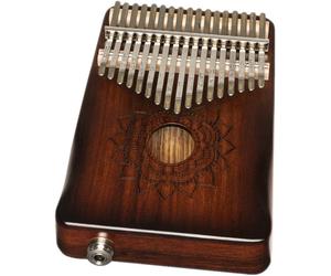 Stagg 17 Keys Professional E-Kalimba Natural Mahogany with Pouch