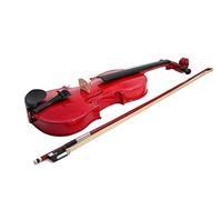 4/4 Solid Violin / Fiddle, Red, Maple Complete Set Including Case, Bow