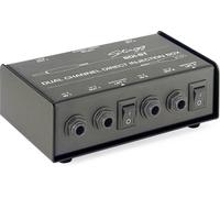 Stagg 2 Channel Passive DI Box With Mono/ Stereo Switch SDI-ST