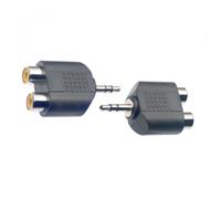 Stagg 2 x Double Female RCA/Male Stereo Mini Phone Adaptor