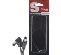 Stagg 20808 20 cm A Male to Male Guitar DC Power Cable - Black