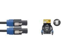 Stagg 20861 1.5 m "Speakon" Professional Speaker Cable - Black