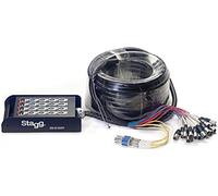 Stagg 20974 30 m 16x Female XLR /4x Jack Stagebox with Multicore Cable