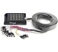 Stagg 20975 5 m "16x Female XLR Inputs/4x Male XLR Outputs" Stage Box with Multicore Cable