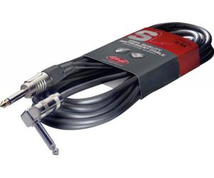 Stagg 20ft. S-Series, phone-plug/angled phone-plug, deluxe Instrument cable