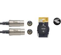 Stagg 21393 3 m Professional MIDI Cable - Black