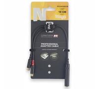 Stagg 21415 10 cm 1x Stereo Jack Socket/2x Female RCA Splitter Y-Adapter Cable