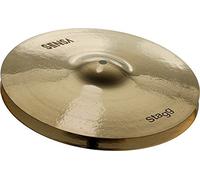 Stagg 14" SENSA Brilliant Finish Medium Hi-Hat Cymbals SEN-HM14B Sale