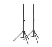 Stagg Speaker Stand x 2 - Heavy Duty DJ Disco Tripod Stands + Carry Bag SPSQ10.