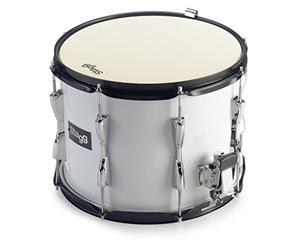 Stagg 22088 13 x 10-Inch Marching Snare Drum - White