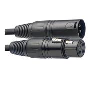 Stagg 22384 S Series 15 m DMX XLR Female/XLR Male Cable - Black