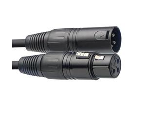 Stagg 22384 S Series 15 m DMX XLR Female/XLR Male Cable - Black