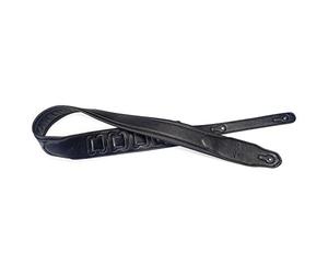 Stagg 22457 82-141 cm Adjustable Padded Leather Style Guitar Strap - Black