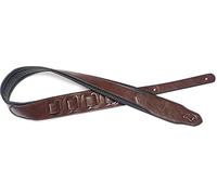 Stagg 22459 82-141 cm Adjustable Padded Leather Style Guitar Strap - Brown